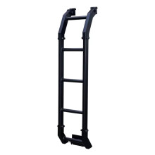 Car Rear Step Ladder Foldable Heavy Duty Rustproof for SUV Truck Quick Installation