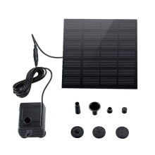 Solar Bird Bath Fountain Pump with 4 Nozzles, EcoFriendly Solar Powered Garden Water Feature