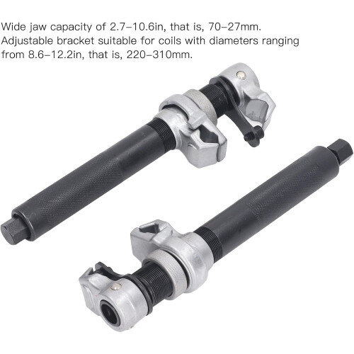 Heavy Duty Coil Spring Compressor Tool with Enhanced Safety Bracket for Wide Vehicle Compatibility 1