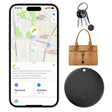 Alternative Key and Luggage Tracker with IP67 Waterproof, 100dB Beep, 2Year Battery