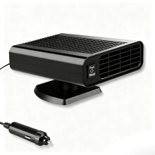 12V Portable Car Heater with Cooling Fan, Fast Heating 2 in 1 Defroster and 360 Rotating Windshield
