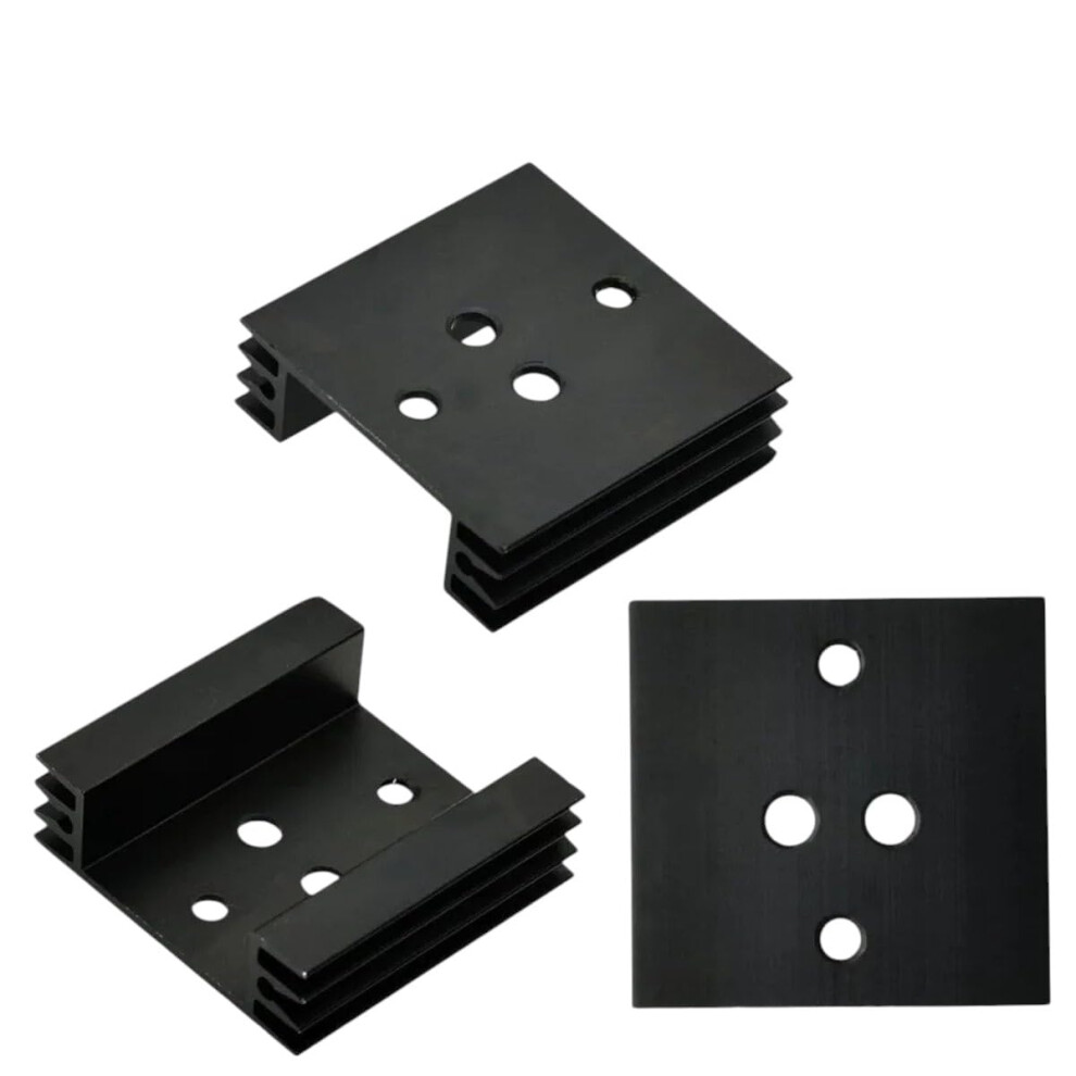 45X45x14mm Aluminum Heatsink For To3 Transistor, Efficient Heat Dissipation For Electronics 9070919924682