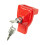 Cast Iron Glad Hand Lock for Tractor Trailer Air Brake Security with 2 Different Keys 1
