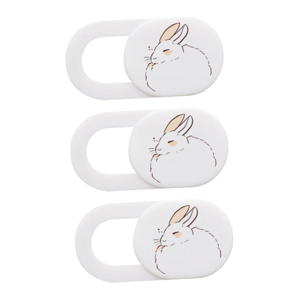 3Pcs Cartoon Bunny Webcam Privacy Cover Set Ultrathin Camera Lens Protector For Laptop Tablet Phone 9070919920554