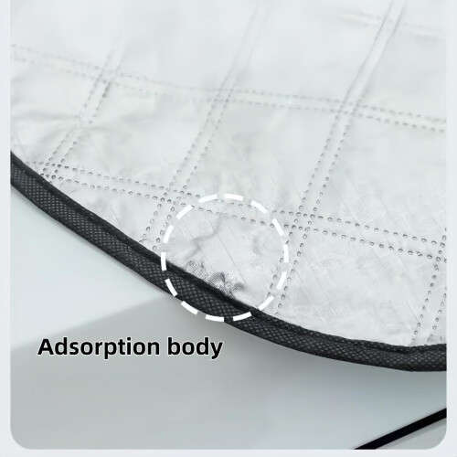 Windshield Snow Cover with Mirror Covers, Winter Ice Protector for Maserati, Windproof Frost Shield 2