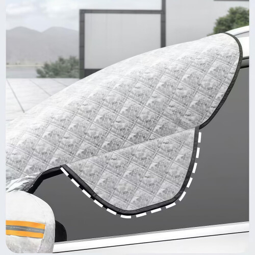 Windshield Snow Cover with Mirror Covers, Winter Ice Protector for Maserati, Windproof Frost Shield 1