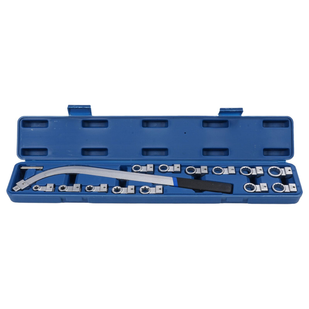 15Pcs Timing Belt Tensioner Tool Kit, Universal Idler Pulley Removal Set, Steel, With Case 9455672767996