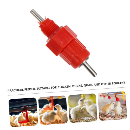 Automatic Chicken Waterer Nipple Drinker Set 20pcs for Hens and Ducks Easy Install Rust‑Resistant 2