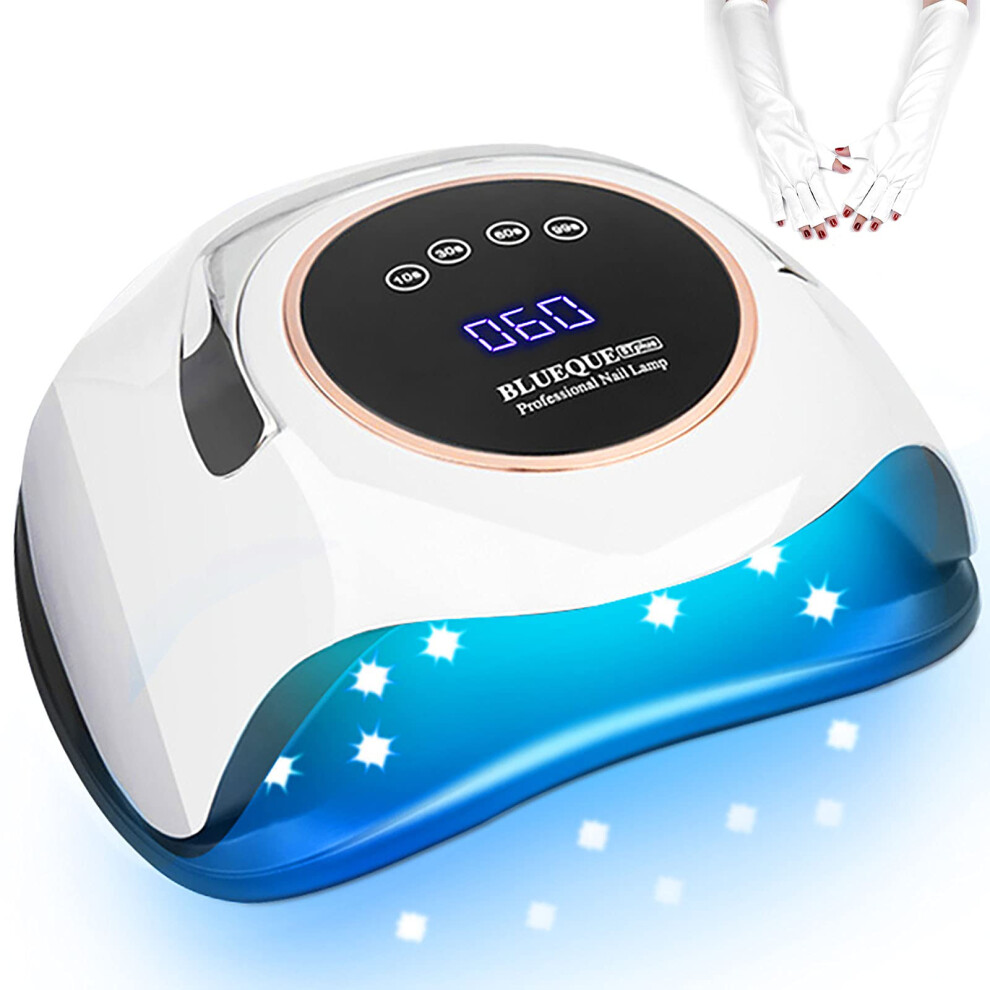 Light 180W Professional Uv Led Nail Lamp Gel Nail Dryer With Smart Sensor And Adjustable Timer