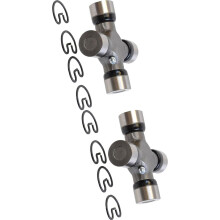 Front Rear Universal Joint Set for Chevy Silverado 2500 HD Dodge Ram 1500 2500 3500 Durable Fit 2Pcs