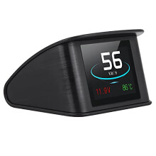 P10 Car HUD Display OBD2 Speedometer with RealTime Speed RPM Fuel Monitor for 12V Vehicles