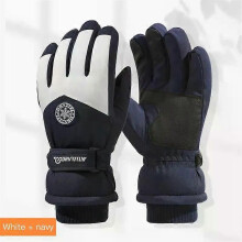 (Blue) Ski Gloves Winter Gloves For Women Men Snowboard Mittens Touchscreen Gloves Snowmobile Motor Waterproof Thermal Snow Gloves