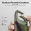 (Matte Black) LED Torch Solar Power Hand Crank Flashlight Wind Up Super Bright Camping Light 5