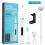 (White basic style) Powerful Ultrasonic Plaque Remover for Teeth with 5 Modes - Dental Tooth Cleaner 1