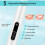 (Blue basic style) Powerful Ultrasonic Plaque Remover for Teeth with 5 Modes - Dental Tooth Cleaner 2