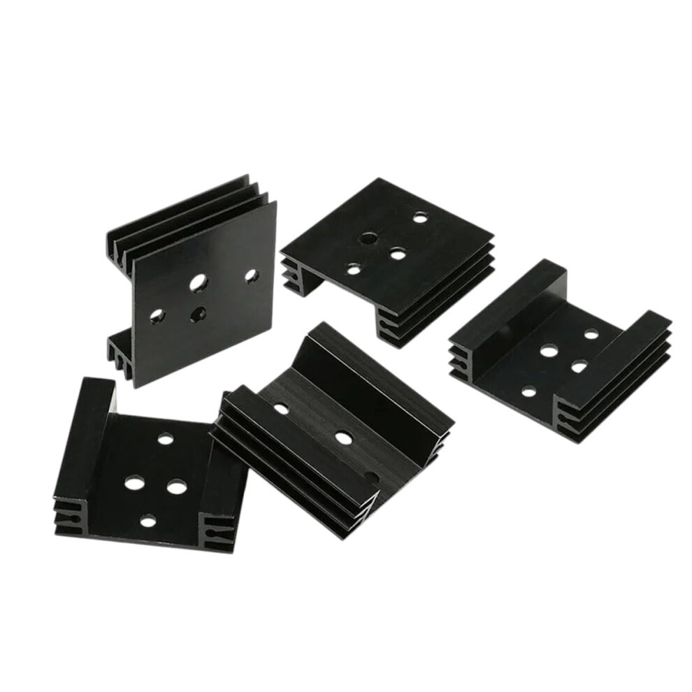 5Pcs Aluminum Heatsink 45X45x14mm For To3 Transistor Cooler Efficiency Heat Dissipation 9053599182528
