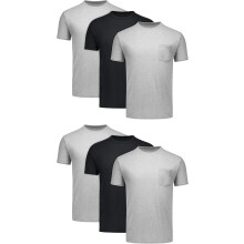 Hanes Men Pocket T-Shirt Pack, 6-Pack Cotton Tees