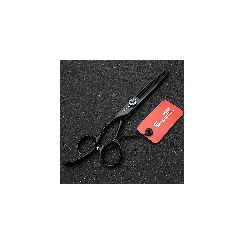 Professional Hair Thinning Scissors 6 Inch Japanese Stainless Steel LeftHanded Salon Shears with Ergonomic NonSlip Handle