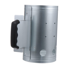 Large Charcoal Chimney Starter for BBQ Grill, Fast Ignition Rustproof Steel with Heat Resistant Handle