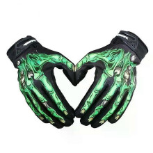 (03 L) Skull Riding Gloves Bicycle Motorcycle Riding Outdoor Autumn Winter Cold Neutral Non-slip Warm Full Finger Glove