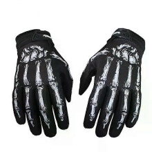 (05 s) Skull Riding Gloves Bicycle Motorcycle Riding Outdoor Autumn Winter Cold Neutral Non-slip Warm Full Finger Glove