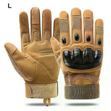 (A04 L) Skull Riding Gloves Bicycle Motorcycle Riding Outdoor Autumn Winter Cold Neutral Non-slip Warm Full Finger Glove