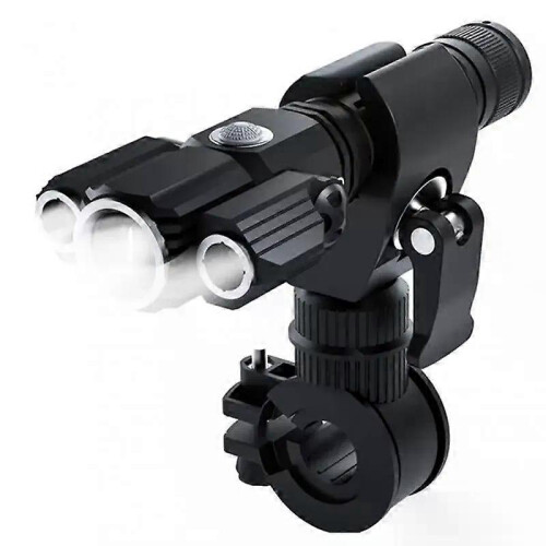 Bicycle Flashlight Adjustable Beam Easy To Install Versatile Usb Rechargeable Super Bright High Brightness Flashlight Portable