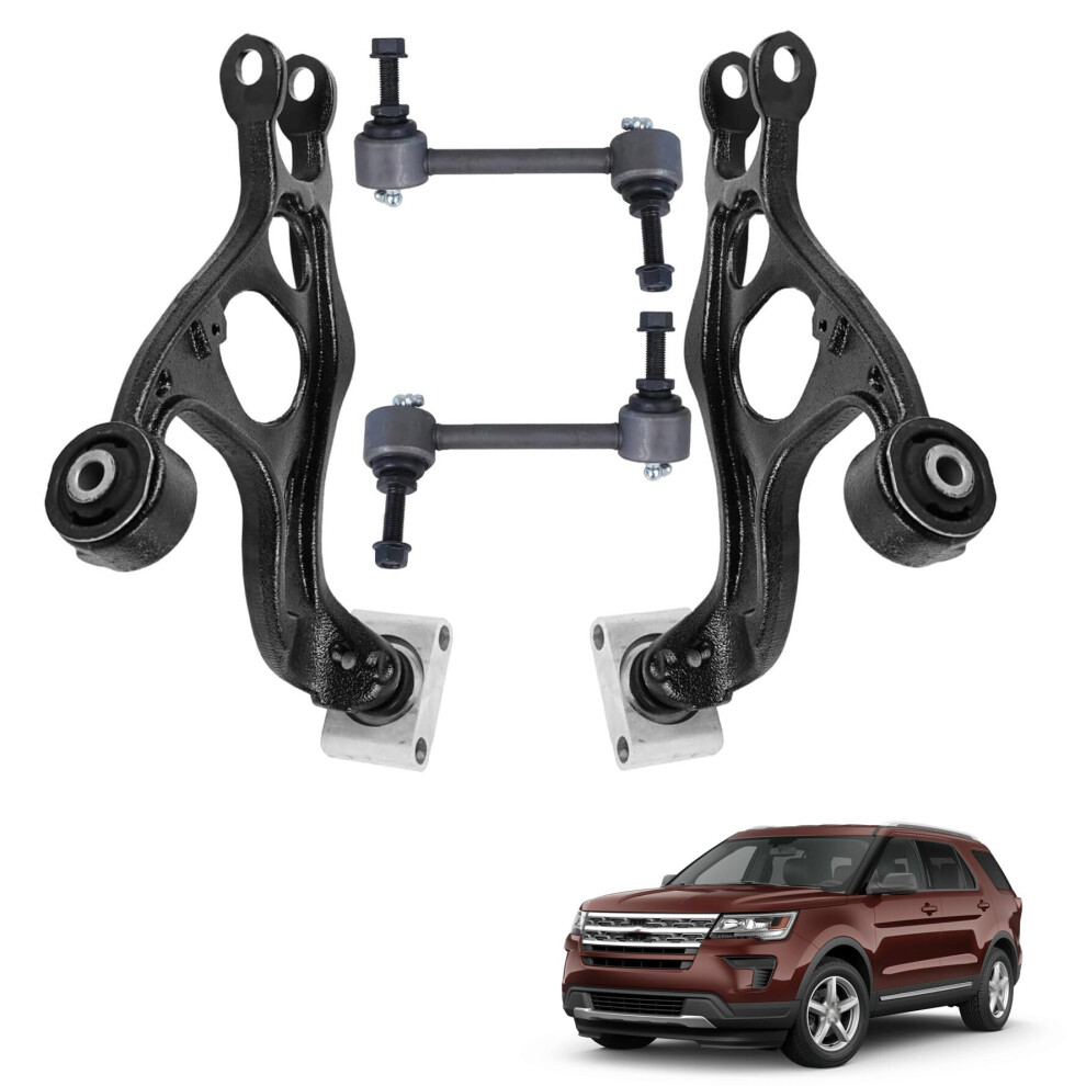 4Pcs Rear Upper Control Arm And Sway Bar Link Kit For Ford Explorer 20112018 Taurus 20102018 9113335702264