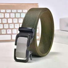(Green) Casual Belt Fashionable Nylon 120cm Long Belt Versatile Belt Fashion Accessories Customer Favorite Mens Belt Reliable Belt Safe