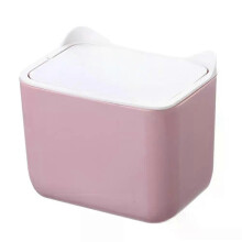(Style A) Storage Box Large Caliber Mini Trash Finishing Storage Bucket Trash Can Mini Desk Multi-scene Office Flip Large Belly