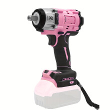 Power Cordless Impact Wrench 430Nm 3600RPM 3 in 1 for Automotive and Home Pink Bare Tool