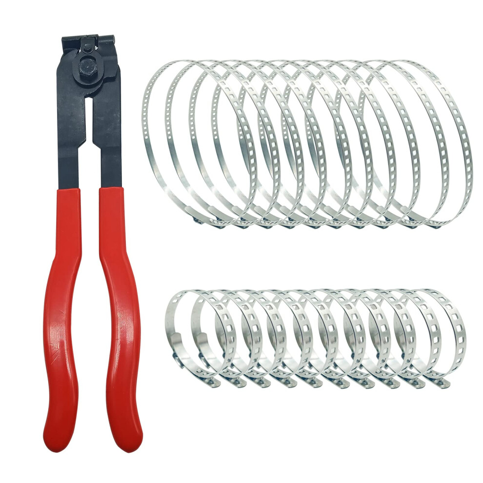 Cv Boot Clamp Pliers With 20Pcs Bands, Universal Cv Joint Boot Tool For Cars Atv Utv 9455672769211