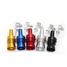 5pcs Car Turbo Whistle Aluminum Alloy Exhaust Muffler Whistle Universal Fit for Cars Motorcycles S