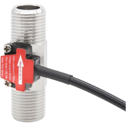 Digital Water Flow Meter with 360 Rotating Display and Automatic Switching  Accuracy Counter 2