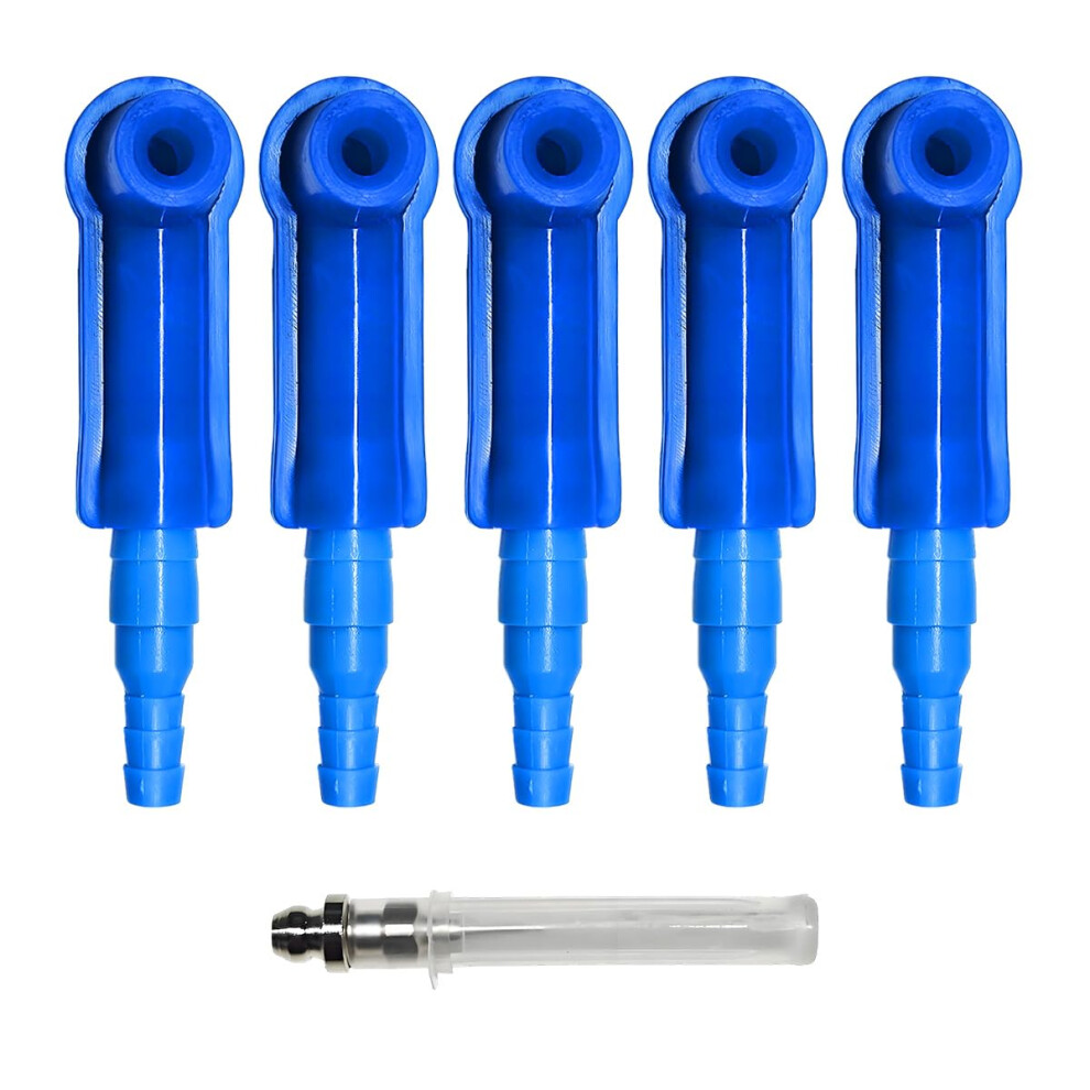 Brake Bleeder Kit 5Pcs Connector Set With Abs Fluid Pump Adapter For Secure Airtight Connection 9053599096276