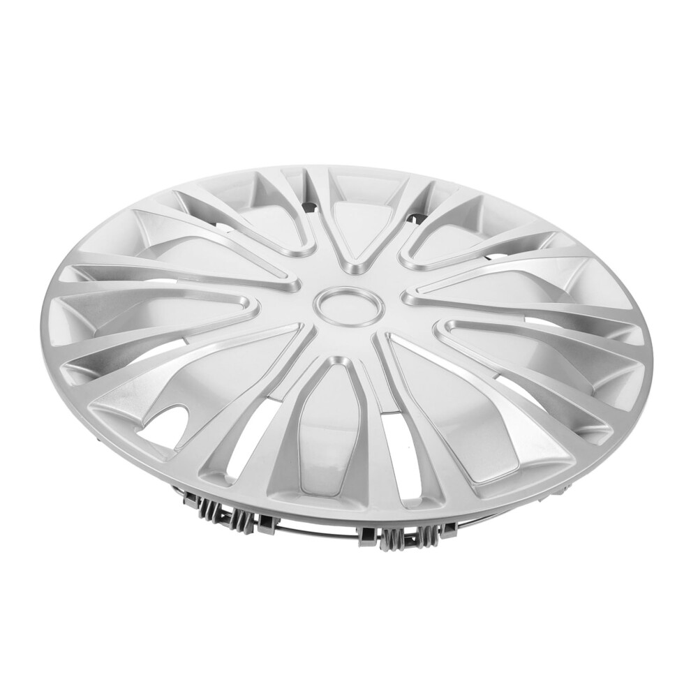 Car Hubcaps Wheel Rim Covers Universal Replacement Caps For Truck Suv Easy Install Silver 9053599096603
