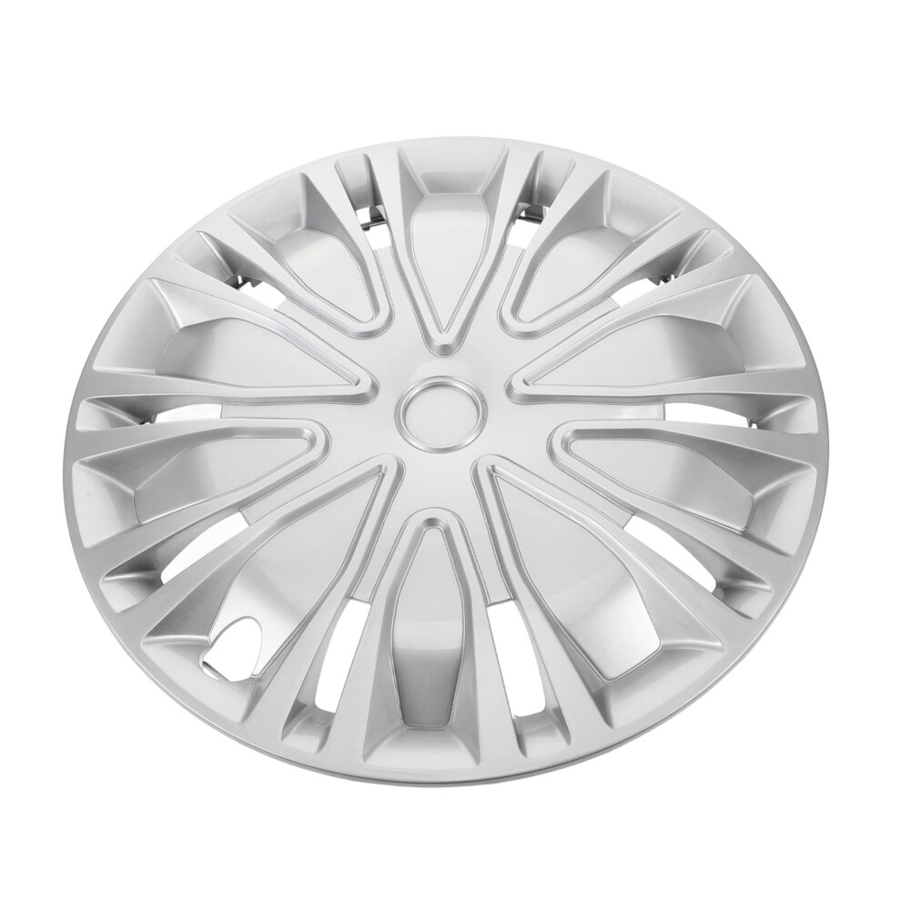 Universal Hubcaps For Cars Trucks Suvs, Stylish Wheel Rim Covers, Easy Diy Install Silver 9053599096627