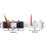 Digital Water Flow Meter G1/2 Sensor Switch with Transparent Enclosure DC 515V Black 3
