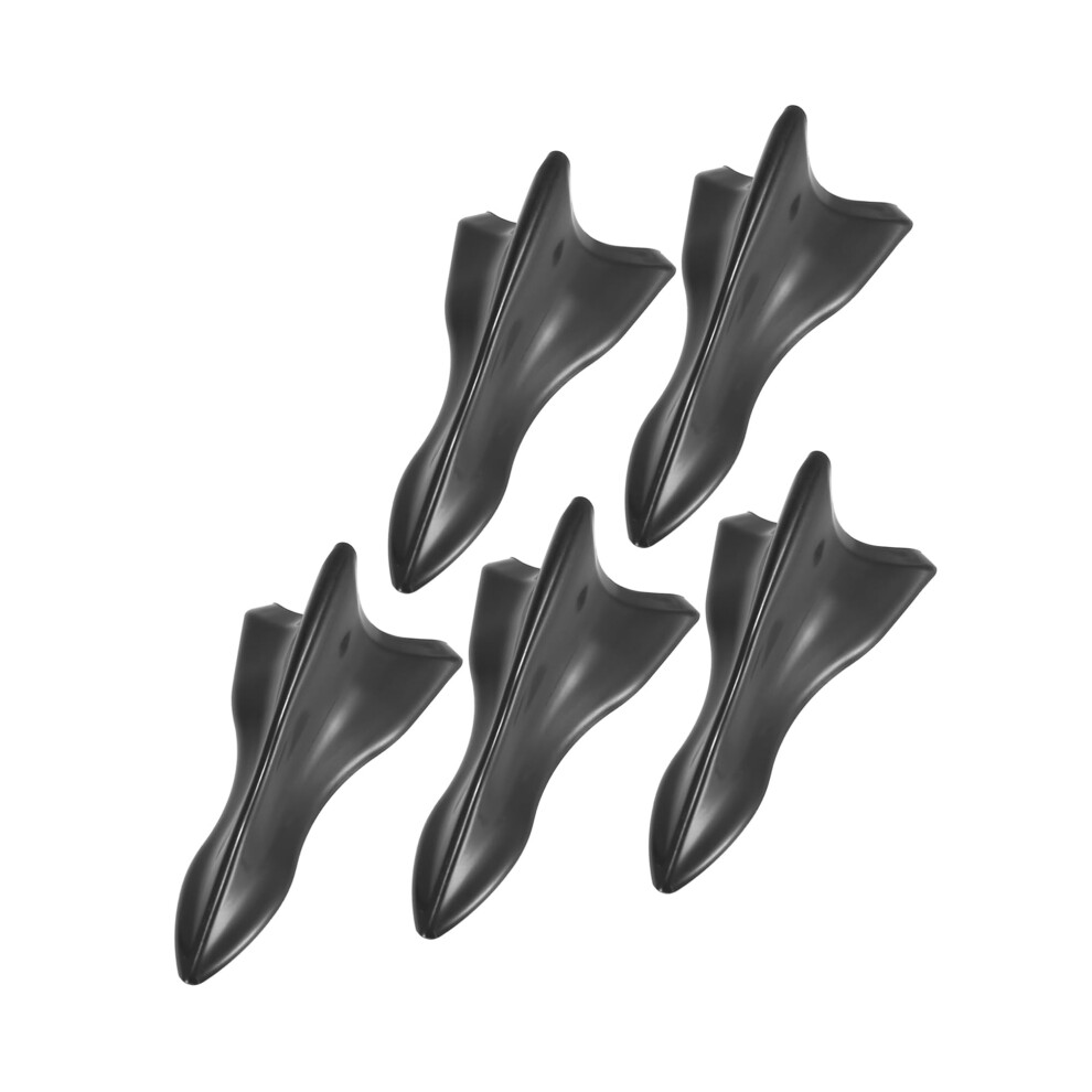 5Pcs Universal Car Shark Fin Spoiler Roof Wing Diffuser Abs Aerodynamic Design Reduce Drag 9070919922046