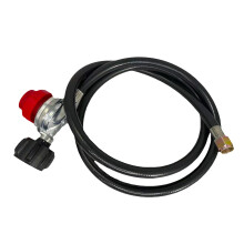 Adjustable Pressure Propane Regulator with 4FT Hose and Filter for Heater BBQ and Turkey Fryer