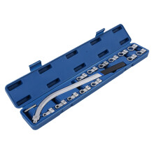 15PCS Serpentine Belt Tool Kit with Multiple Adapters, Universal Belt Tensioner Pulley Removal Set