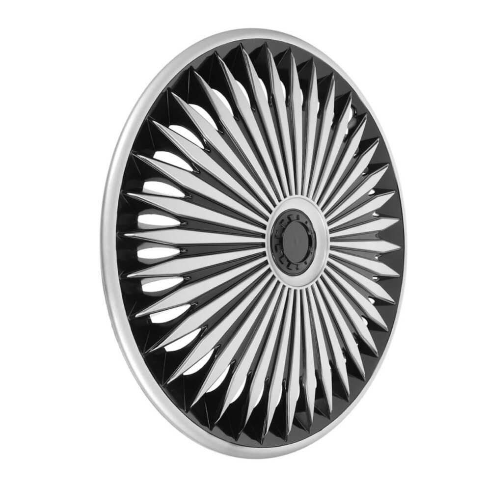 14 Inch Wheel Covers Universal Fit Hubcaps Durable Pp Material Easy Snap Installation Silver 9053599097419