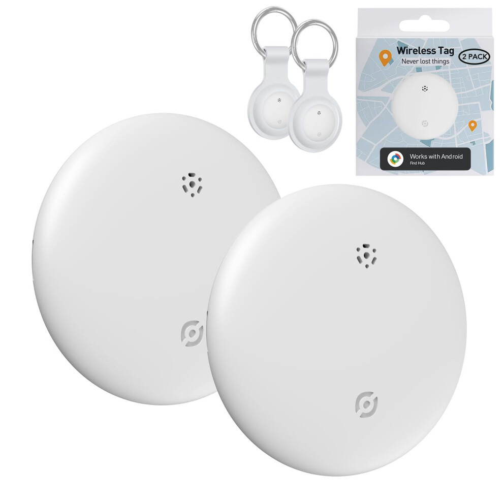 Bluetooth Item Tracker 2 Pack With Precision Guidance, Ip67 Waterproof Key Finder For Android 9070919922749
