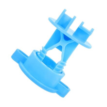 50 Pack Blue Polypropylene Electric Fence Insulators with Secure Wire Grip for Weatherproof Outdoor Use