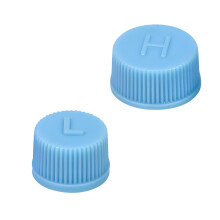 2PCS R134a AC Valve Caps with Leakproof ORing Seal, and Low Pressure Replacement for Cars, Trucks, RVs
