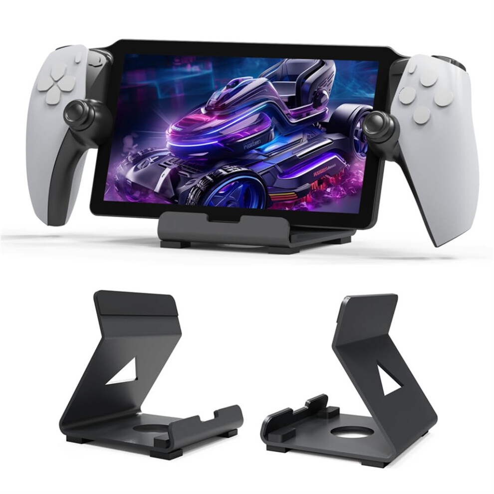 Tablet Stand For Gaming Consoles And Playstation Portal, Adjustable Alloy Dock For Switch, Steam Deck, Rog Ally, Legion Go And Mobile Phones, Black 9070919923456