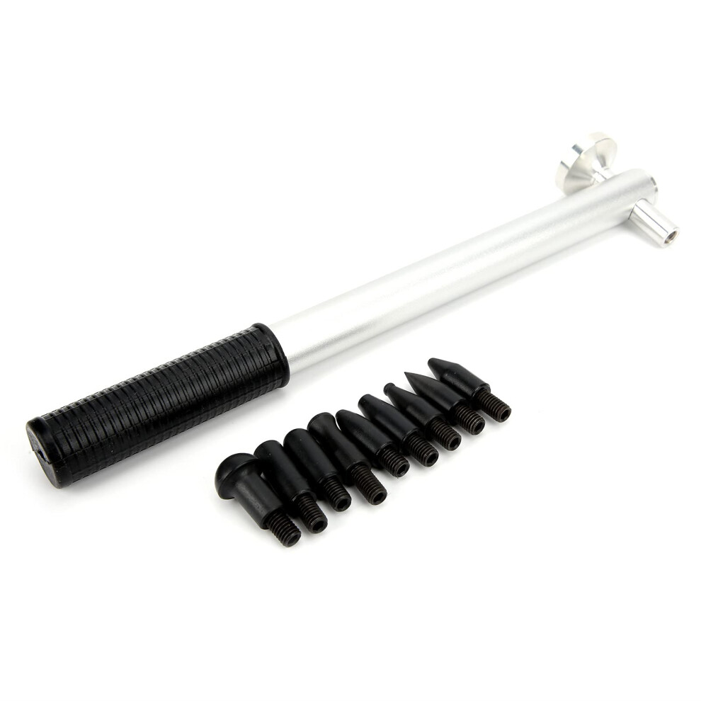 Car Dent Tool With 9 Tap Heads, Aluminum Alloy Paintless Dent Removal Kit For Small To Medium Dents 9455672770538
