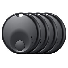 Bluetooth Key Finder 4 Pack for Apple iOS, Smart Item Locator with Waterproof Design and Long Battery Life