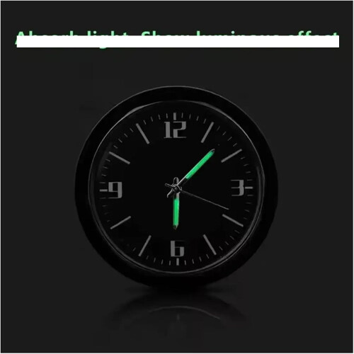 Luminous Car Dashboard Clock with Bright Display and Accurate Quartz Movement for Easy Installation 2