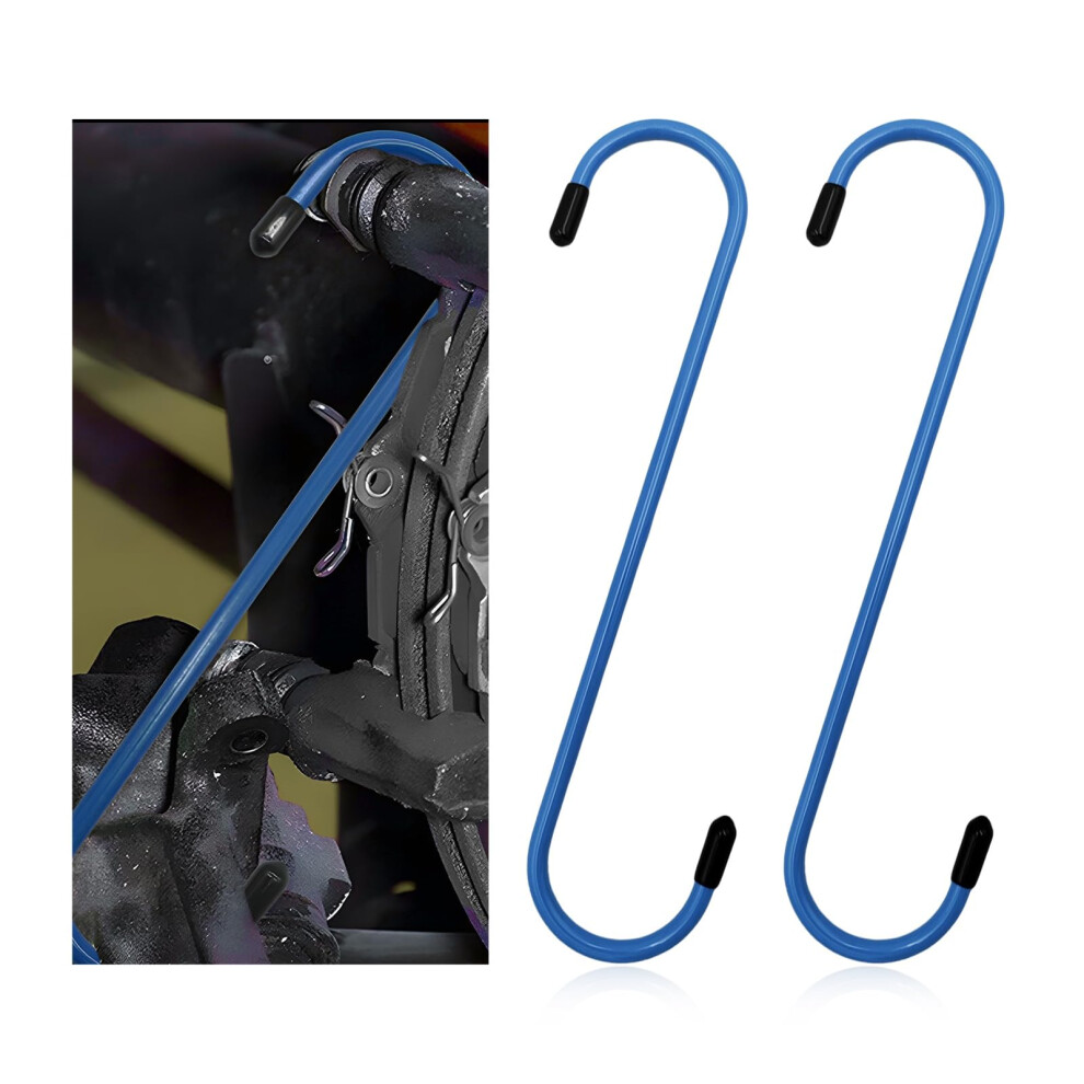 2Pcs Brake Caliper Hanger With Rubber Tips, Rustproof Hooks For Car Suv Truck Brake Maintenance 9053599097891
